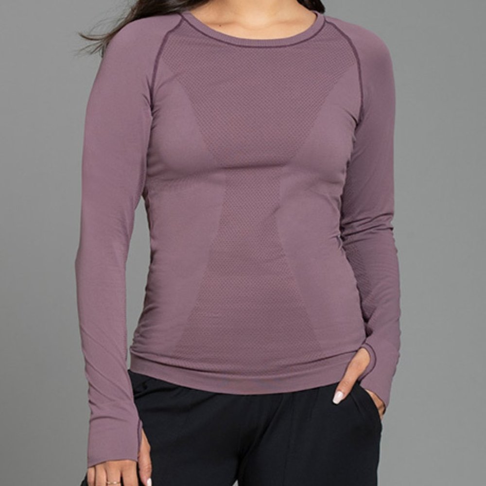 Seamless Crew Neck Long Sleeve